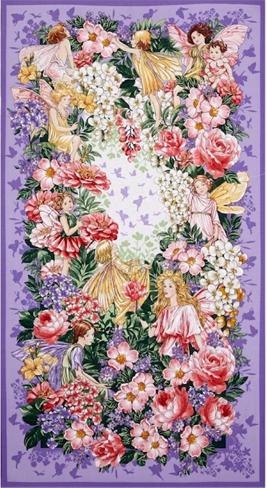 fairy-dream-panel-michael-miller-cicely-mary-barker-flower-fairies-ladybutton-fabrics