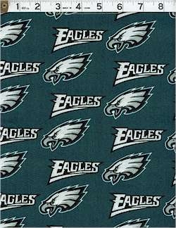 , NFL Philadelphie Eagles, Licensed to Fabric Traditions Cotton, Sports ...